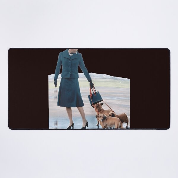 Item preview, Elegant Lady with Dachshunds designed and sold by GulnorGermelo.