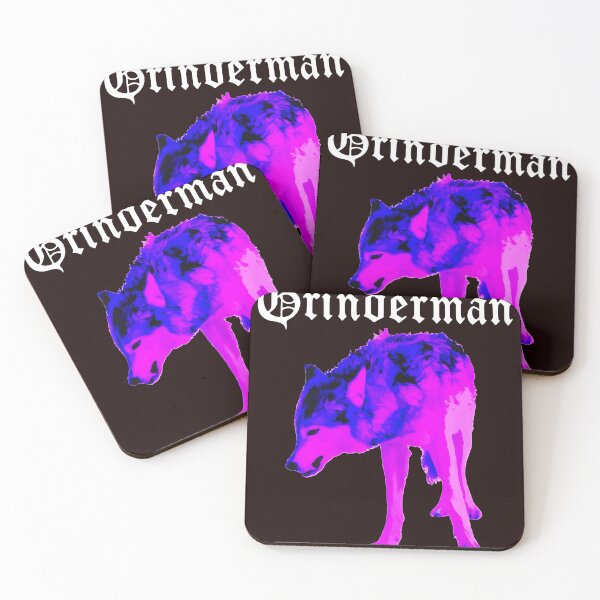Item preview, Grinderman Neon Wolf Gothic Art designed and sold by GulnorGermelo.