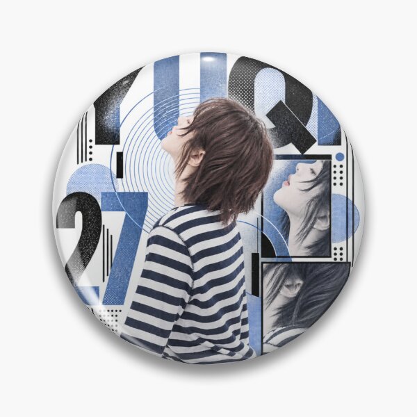 Item preview, Yuqi 27 Modern Blue Cyber Graphic | Best Kpop Gift designed and sold by Valereekmerch.