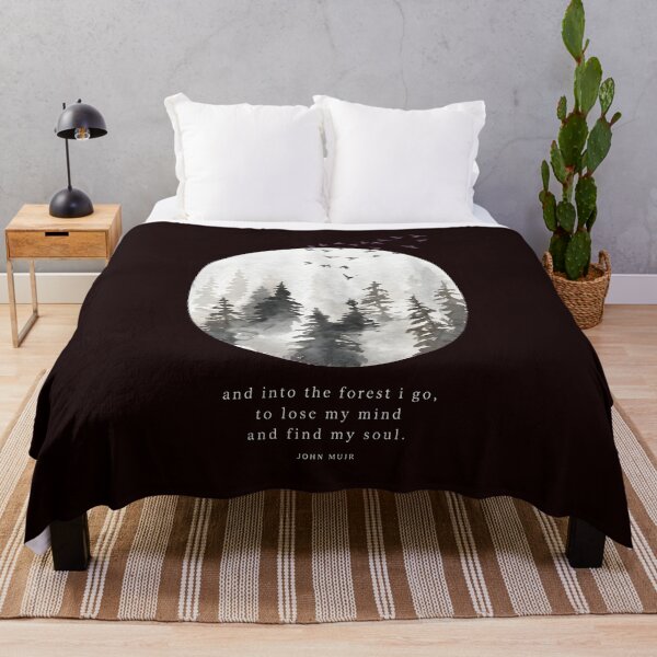 Item preview, Into The Forest I Go Moon Birds Quote Art designed and sold by Jarya-Menari.