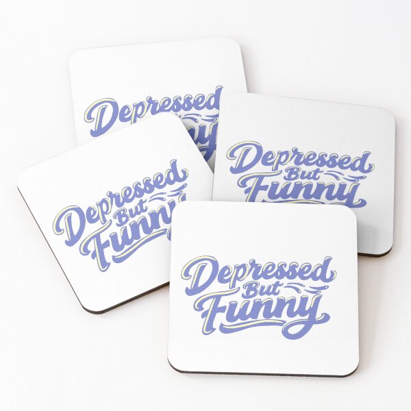 Item preview, Depressed But Funny Mental Health Sarcastic Humor Anxious designed and sold by AdelDigitalArts.