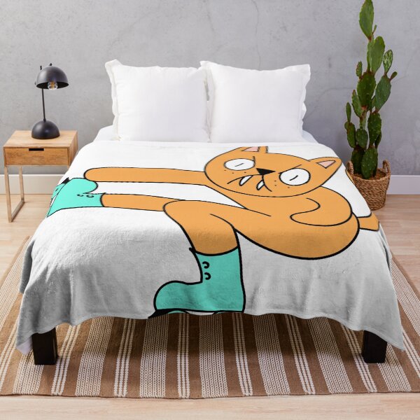 Item preview, MEAN CAT Rollerskating - orange designed and sold by motherbrainart.