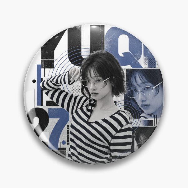 Item preview, Yuqi 27 Blue Halftone Polaroid Visual | For Neverland designed and sold by Valereekmerch.