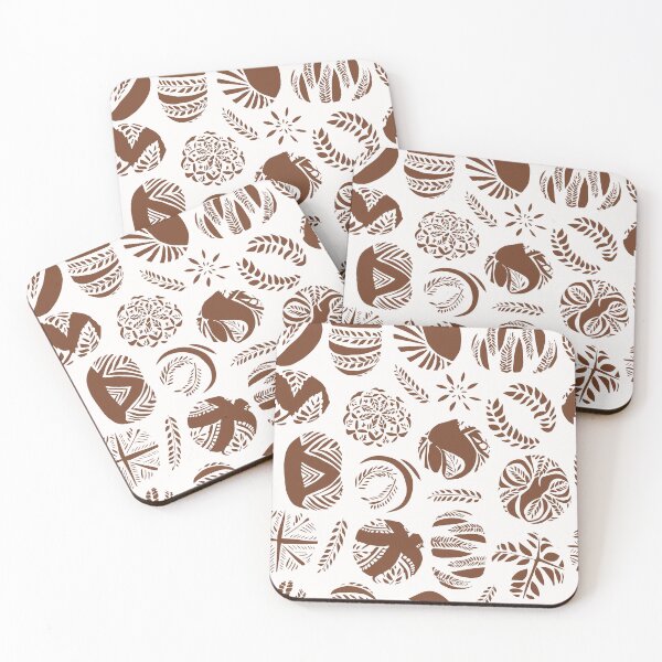 Item preview, Grain bloom - chocolate  designed and sold by Stephanie Fiona Design.