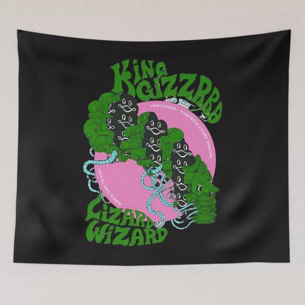 Aperçu de l'œuvre Tournée Kings Gizzards Lizards Wizard à Vancouver 2019 créée et vendue par OscarOroz.