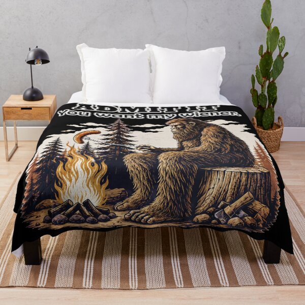 Item preview, Funny Bigfoot Campfire Sasquatch Wiener Roast Humor designed and sold by lcnsdjstrtry.