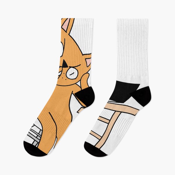 Item preview, MEAN CAT at work - orange designed and sold by motherbrainart.