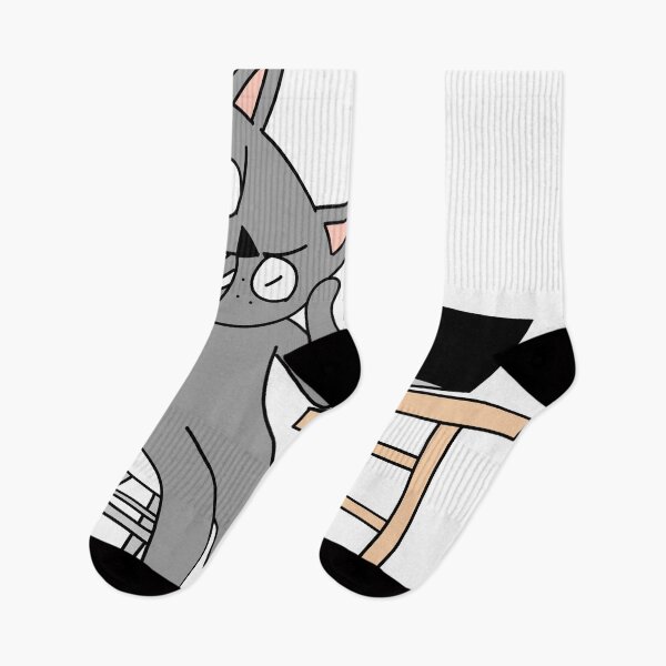 Item preview, MEAN CAT at work - gray designed and sold by motherbrainart.