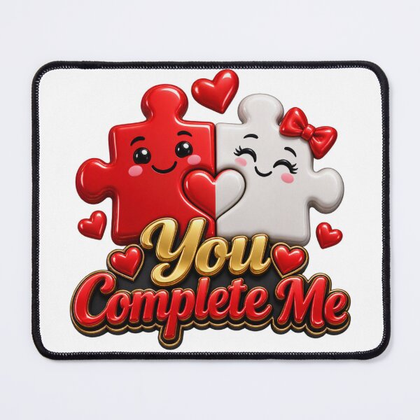 Item preview, You Complete Me Puzzle Love designed and sold by MR4me.