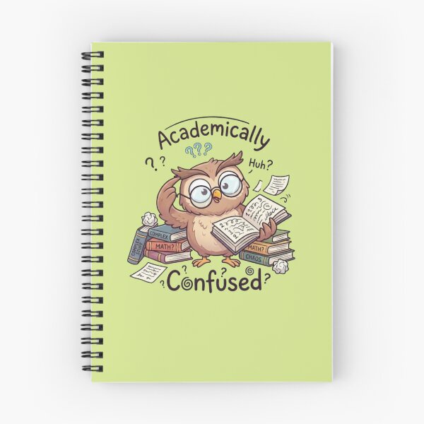 Item preview, Academically Confused Quote | Funny Student Life & Study Humor designed and sold by WallMuseStudio .
