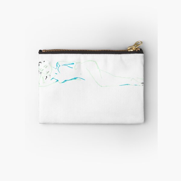 Item preview, Aquatic Reclining Figure, Green and Blue Ink designed and sold by essentialink.