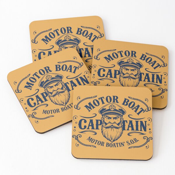 Item preview, Funny Boat Captain Sailing, Motor Boat Captain designed and sold by lcnsdjstrtry.