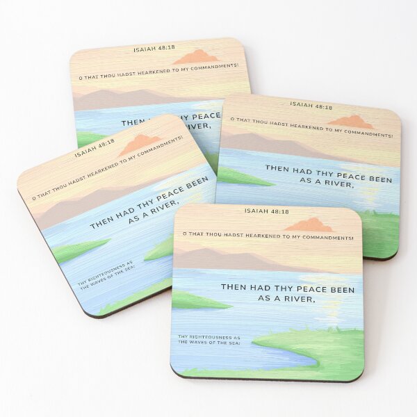 Item preview, Isaiah 48:18 designed and sold by Undonemadenew.