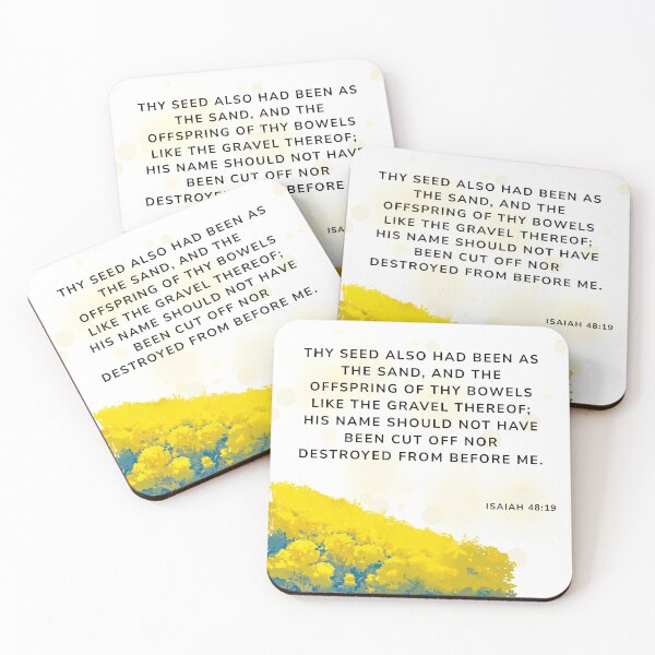 Item preview, Isaiah 48:19 designed and sold by Undonemadenew.