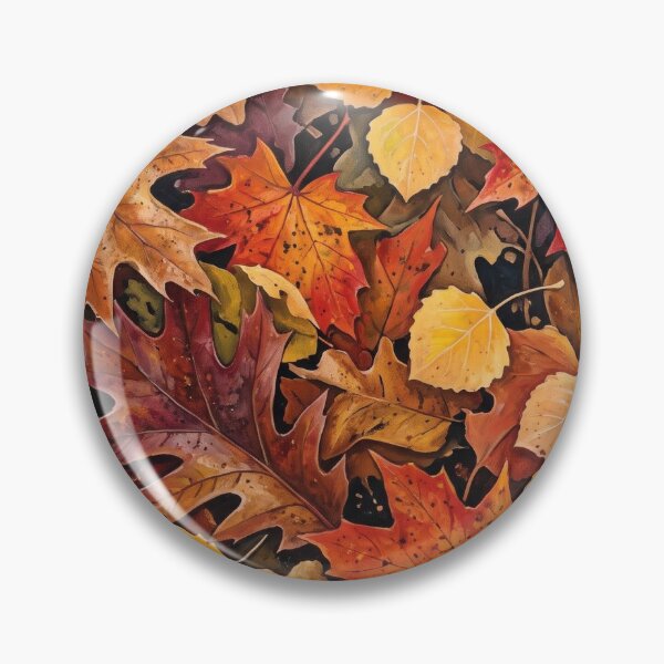 Item preview, Autumn Foliage Pattern – Layered Oak, Maple & Aspen Leaves designed and sold by FrozenFits.