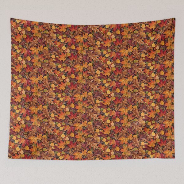 Item preview, Autumn Foliage Pattern – Layered Oak, Maple & Aspen Leaves designed and sold by FrozenFits.