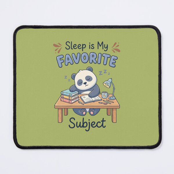 Item preview, Sleep Is My Favourite Subject Quote | Funny Student Sleep & Study Humor designed and sold by WallMuseStudio .
