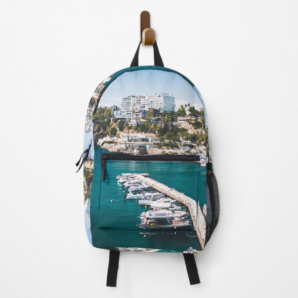 Item preview, Boats Moored In Marina Along Antalya Coastline designed and sold by Matricko.