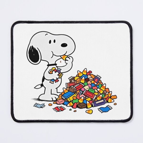 Item preview, Snoopy Eating Halloween Candy Pile designed and sold by NAPIPIPIarts.