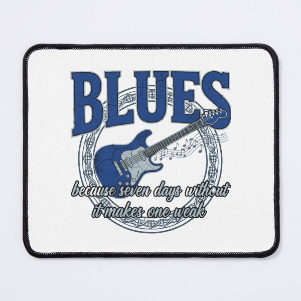 Item preview, Seven Days Without Blues Guitar Design designed and sold by markzickler.