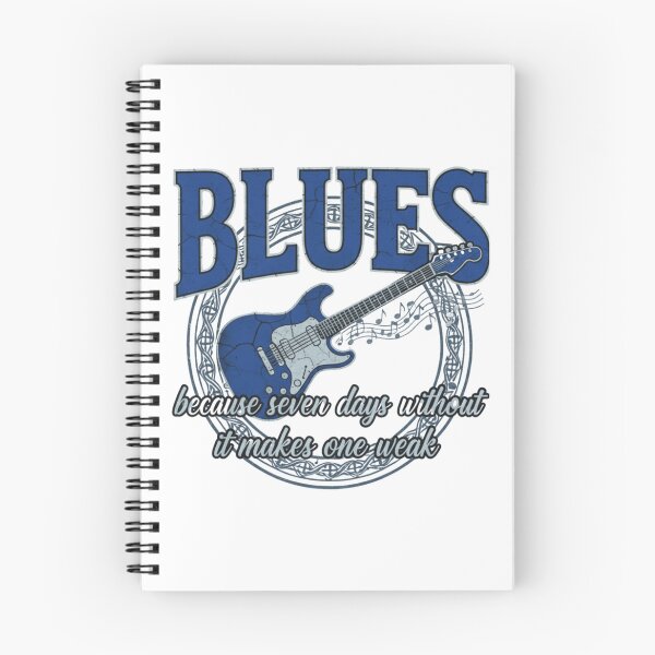 Item preview, Seven Days Without Blues Guitar Design designed and sold by markzickler.