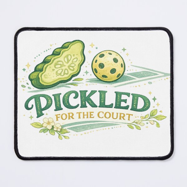 Item preview, Pickled for the Court Funny Pickleball Player Paddle Ball Sports Design designed and sold by inkoutninja.
