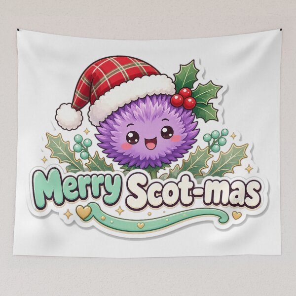 Item preview, Scottish Christmas Merry Scot-mas Gift designed and sold by Soft Merch.