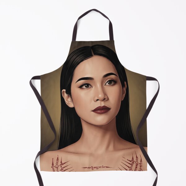 Item preview, BS BinOon Classic Pure Asian Beauty Khom Sapphic Thai GL Kdrama Actress LGBTQ+ Cartoon Art Wall Decor Comic Print Poster Shirt Cell designed and sold by Mind Space.