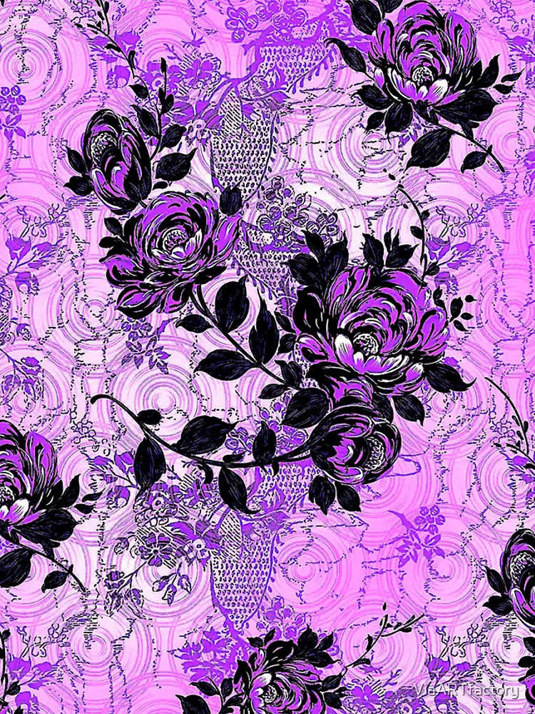Thumbnail 4 of 4, iPhone Case, Violet Roses designed and sold by ViaARTfactory.