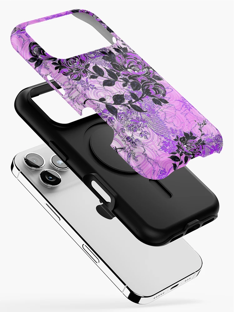 Thumbnail 2 of 4, iPhone Case, Violet Roses designed and sold by ViaARTfactory.
