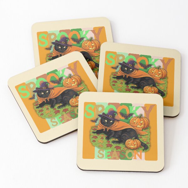 Item preview, Spooky season black cat designed and sold by EleniA8.