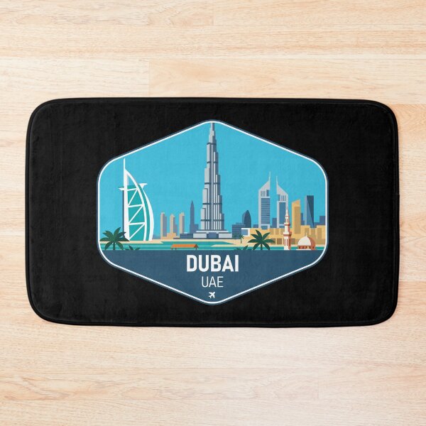 Item preview, Dubai United Arab Emirates Travel Souvenir designed and sold by RareDeerArt.