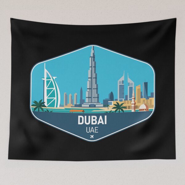 Item preview, Recuerdo de viaje a Dubái, Emiratos Árabes Unidos designed and sold by RareDeerArt.