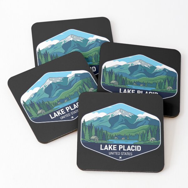 Item preview, Lake Placid United States Travel Souvenir designed and sold by RareDeerArt.