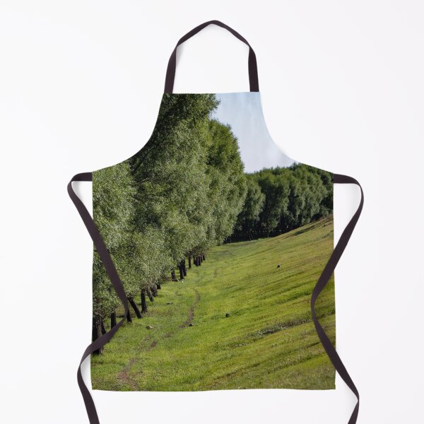 Item preview, Row Of Lush Green Trees Lining Grassy Hillside Slope designed and sold by Matricko.
