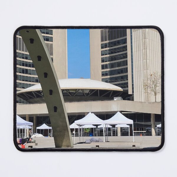 Item preview, Modern Curved Towers And Arches At Toronto City Hall Square designed and sold by Matricko.
