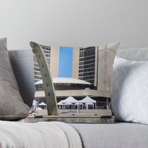 Item preview, Modern Curved Towers And Arches At Toronto City Hall Square designed and sold by Matricko.