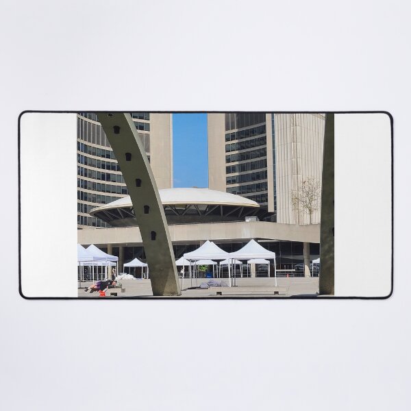 Item preview, Modern Curved Towers And Arches At Toronto City Hall Square designed and sold by Matricko.