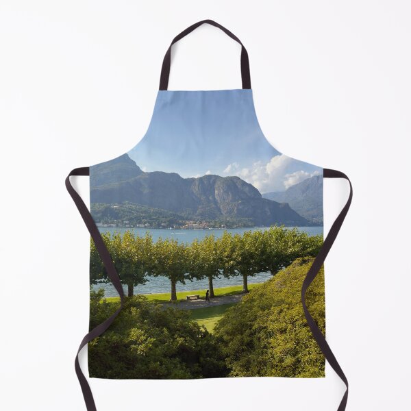 Item preview, Lakeside Park Walkway Overlooking Mountains Across Calm Water designed and sold by Matricko.