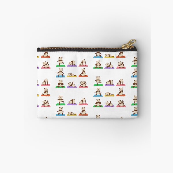 Item preview, Panda Yoga Poses Sticker Pack - Nine Pandas designed and sold by BysonDesigns.