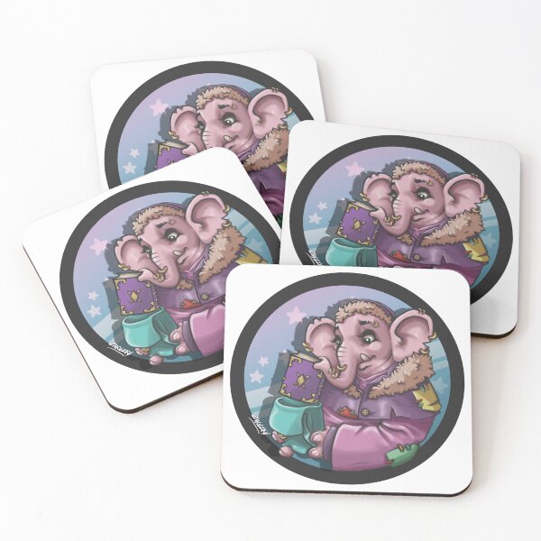 Item preview, Purple Elephant Holding an Open Book designed and sold by josephder646.