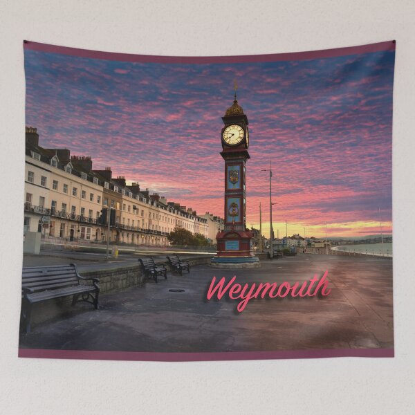 Item preview, Weymouth Clock Tower Sunrise  designed and sold by Alisonchambers2.