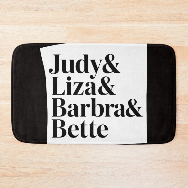Item preview, Judy Liza Barbra Bette Names List Typography designed and sold by Bright-Wilds.