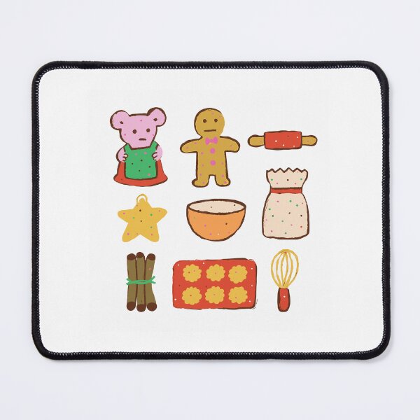 Item preview, Christmas Baking Sticker Pack with a Mouse designed and sold by BysonDesigns.