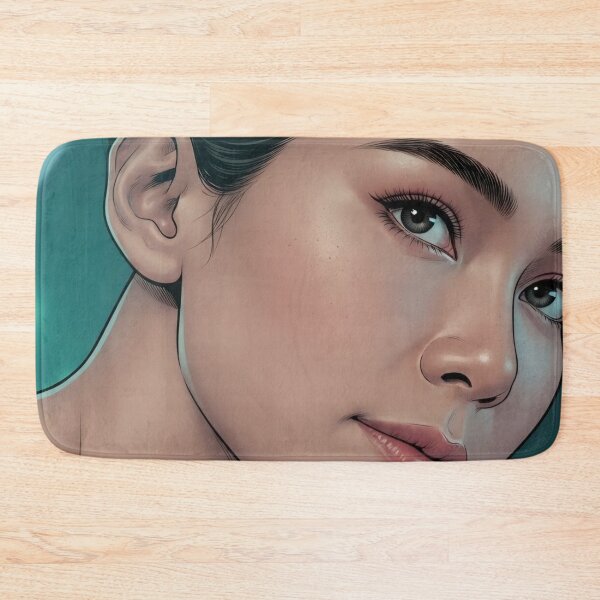 Item preview, BS BinOon Asian Beauty Khom Sapphic Thai GL Kdrama Actress LGBTQ+ Cartoon Art Wall Decor Comic Print Poster Shirt Cell  designed and sold by Mind Space.