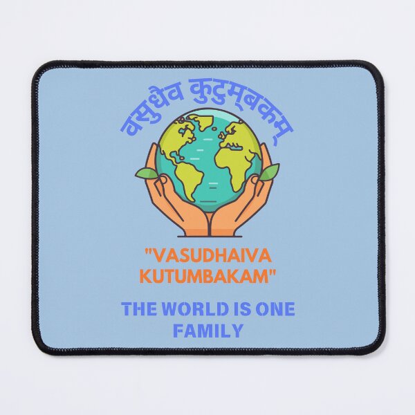 Item preview, The World is One Family, Vasudhaiva Kutumbakam designed and sold by HELLO TIGER.