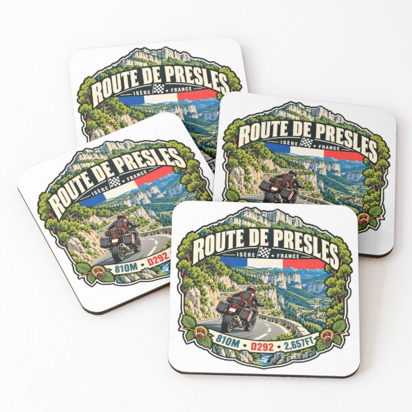 Item preview, Route De Presles Isere France Motorcycle Rider Touring designed and sold by Simsimah26Parks.