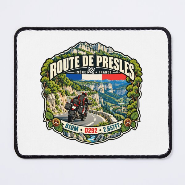 Item preview, Route De Presles Isere France Motorcycle Rider Touring designed and sold by Simsimah26Parks.