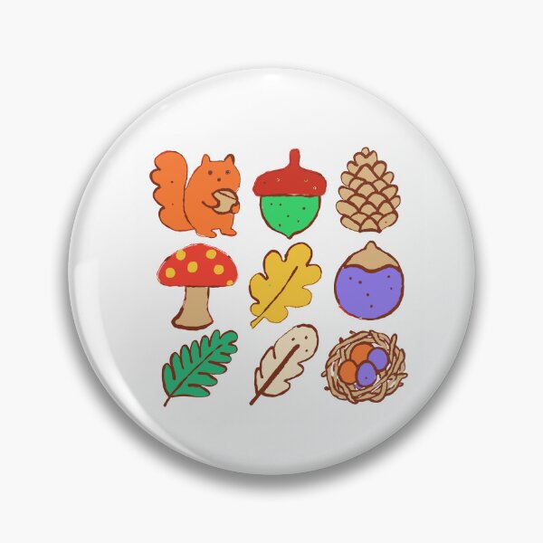Item preview, Forest Finds Sticker Pack with a Squirrel designed and sold by BysonDesigns.