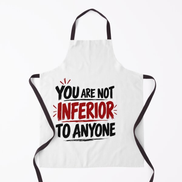 Item preview, You Are Not Inferior to Anyone – Self Worth Motivational Quote designed and sold by Lovestickerco.